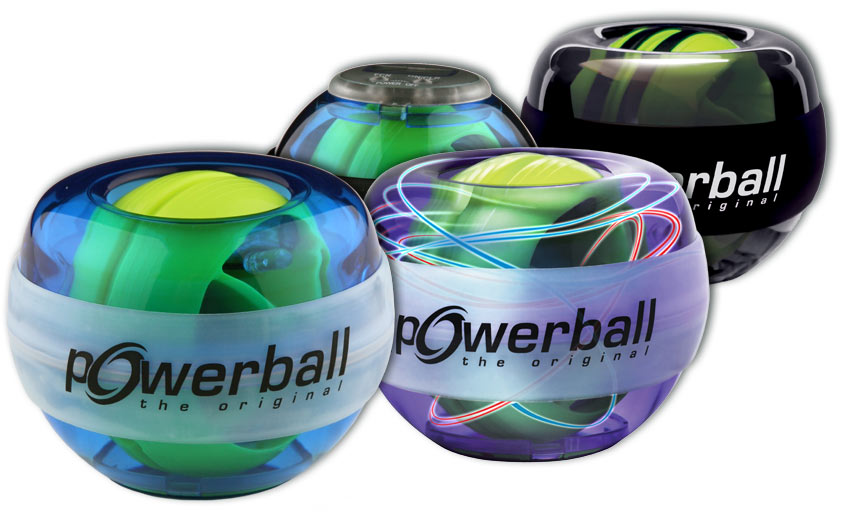 Какие бывают упражнения с powerball?